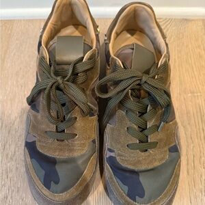 Valentino Camouflage Green Men's Sneakers
